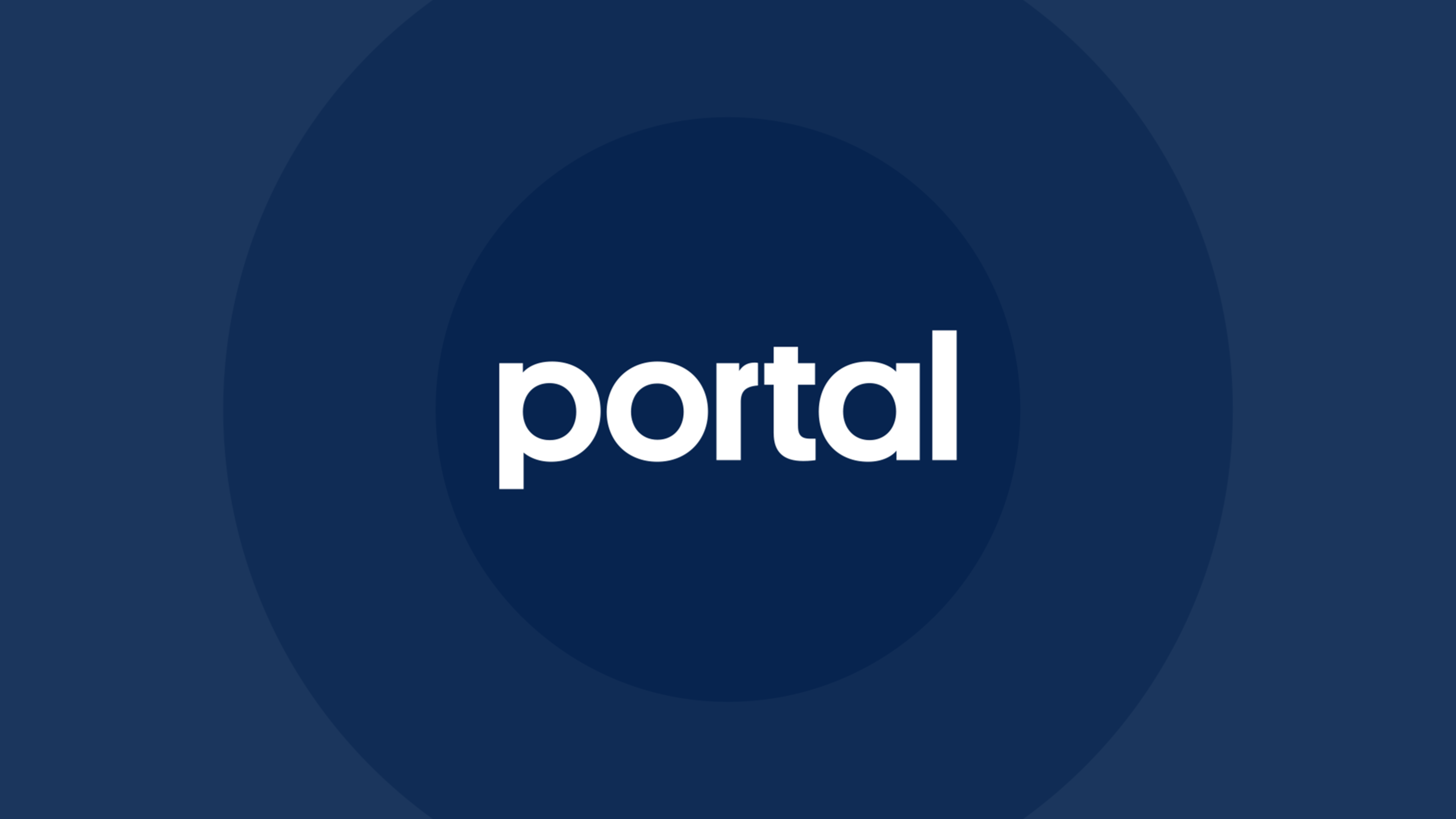 Portal TV startup screen
